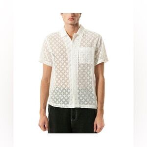 WeSC men’s mesh camper shirt